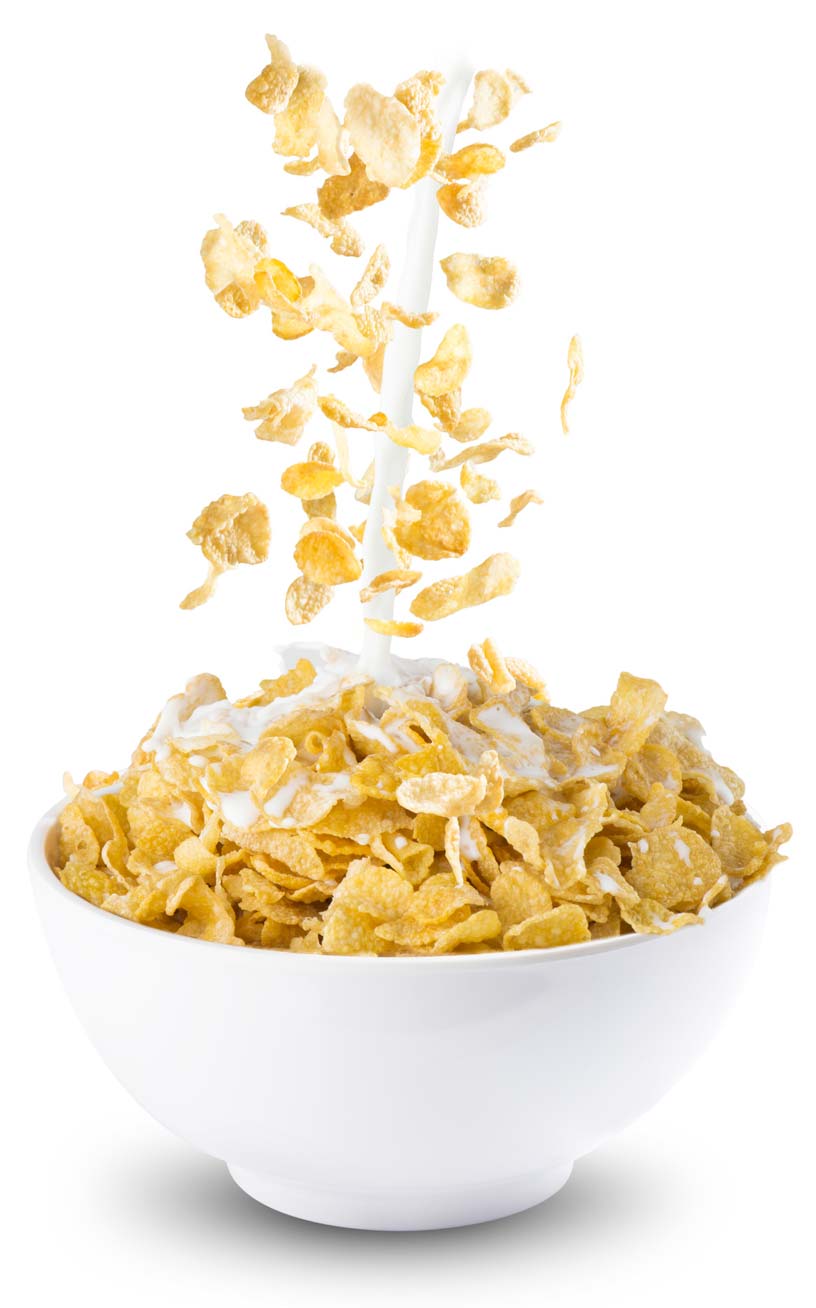 How can honey be dried on cornflakes?