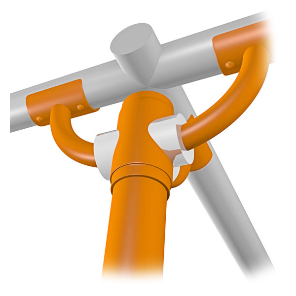 Hot-air riveting